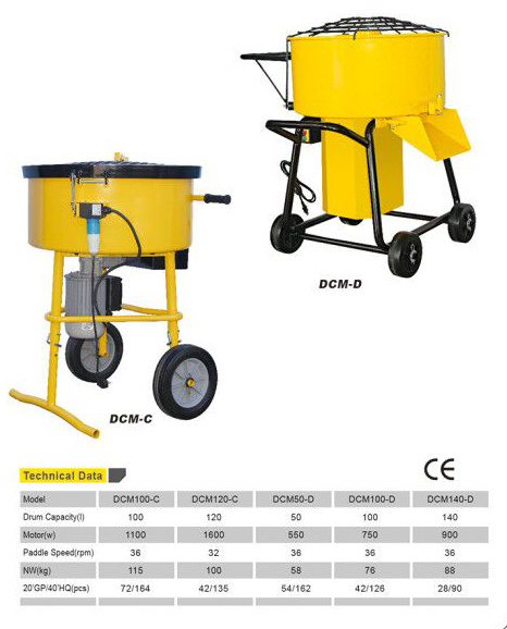 Funcionamento de fixação de Mini Concrete Mixer Machine Silent da estrutura 4