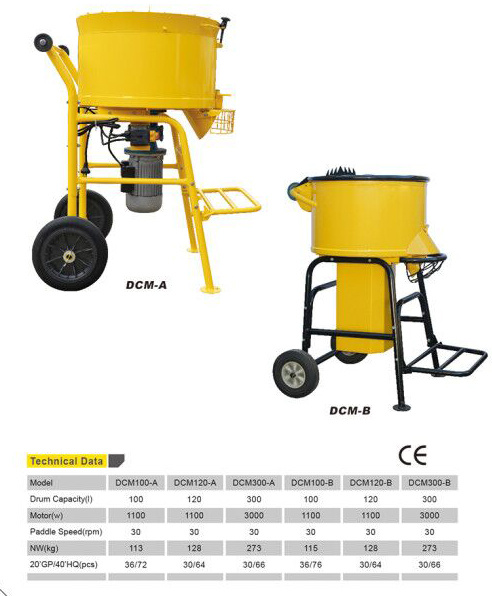 Funcionamento de fixação de Mini Concrete Mixer Machine Silent da estrutura 3