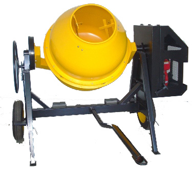Misturador concreto concreto automático da máquina 500l do misturador do gás com Mini Pump 0