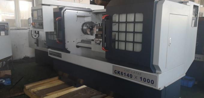 Da precisão horizontal do Cnc do torno 360mm do metal do CNC Ck6136 torno automático 0