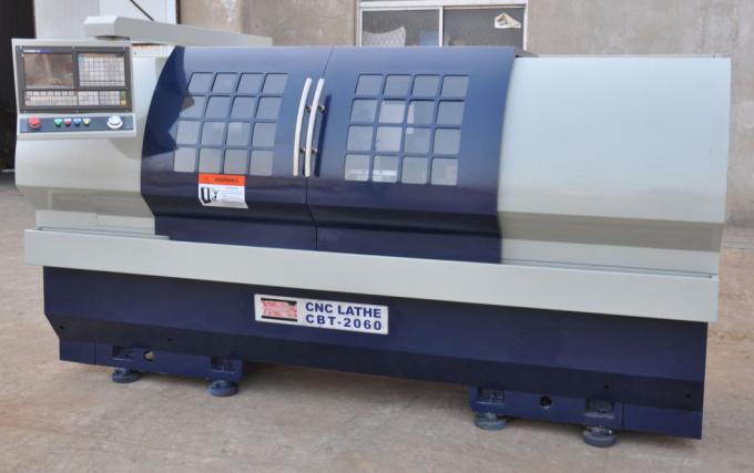 ISO horizontal de gerencio 9001 Hardway do torno do metal do Cnc da cama lisa 400mm 1
