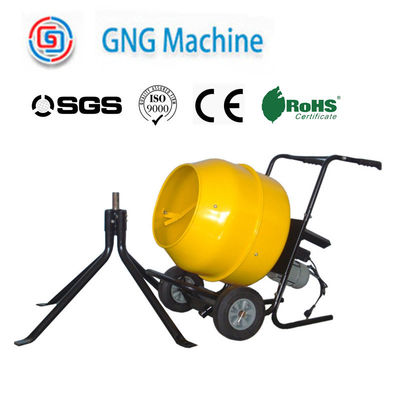 O tipo Mini Concrete Mixer portátil 140L GS do suporte aprovou duas rodas