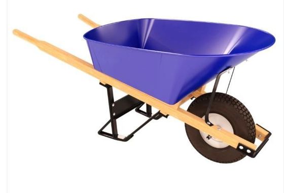 carrinho de mão do Ft do Cu das ferramentas 150kg 6 do carro de jardim de 540mm com armação de aço