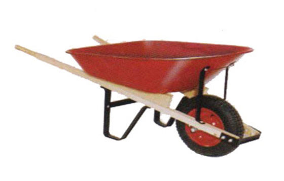 carrinho de mão do Ft do Cu das ferramentas 150kg 6 do carro de jardim de 540mm com armação de aço