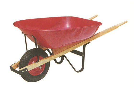 carrinho de mão do Ft do Cu das ferramentas 150kg 6 do carro de jardim de 540mm com armação de aço