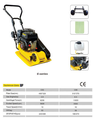 Máquina ferramenta 5.5HP do jardim do reparo da estrada