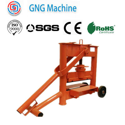 máquina de corte semiautomática do tijolo das máquina ferramenta do jardim de 120mm