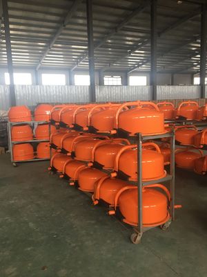 O tipo Mini Concrete Mixer portátil 140L GS do suporte aprovou duas rodas