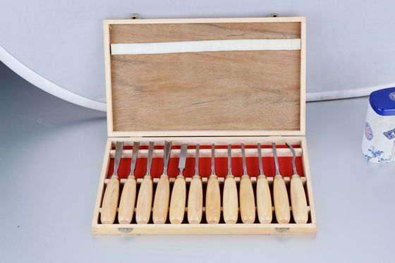 O formão de gerencio de madeira do perfurador redondo ajustou Ashtree doméstico para o Woodworking