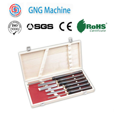 O formão de madeira do torno do GV ajustou ferramentas de gerencio do Woodworking Unicolor