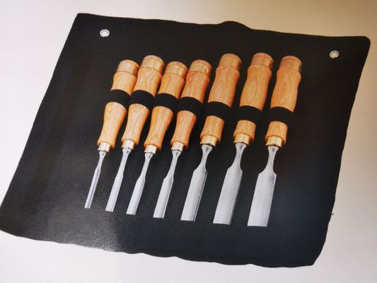 O formão de madeira do torno do GV ajustou ferramentas de gerencio do Woodworking Unicolor