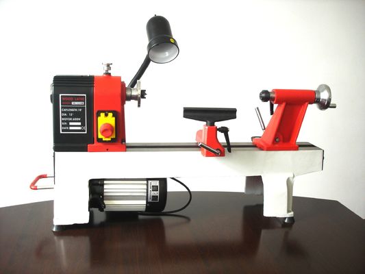 250W Mini Wood Carving Tools Bicolor cilíndrico Mini Wood Lathe