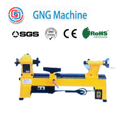 torno de cinzeladura de madeira do manual de 370V Mini Wood Lathe Machine Precision