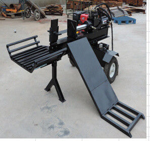 Floresta de alimentação 45 Ton Wood Splitter do divisor vertical diesel do log do poder