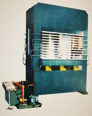Máquina quente hidráulica da imprensa da máquina contínua da imprensa do Woodworking da estrutura