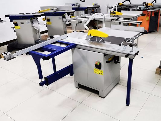 serra semi automática da tabela do Woodworking da máquina de pressão da madeira 1500W
