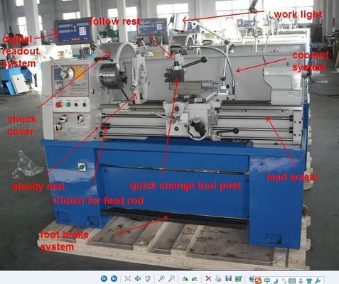 Condição nova superior do torno 1000mm do metal do banco mecânico da precisão