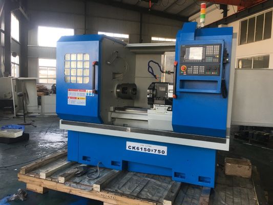 ISO horizontal de gerencio 9001 Hardway do torno do metal do Cnc da cama lisa 400mm
