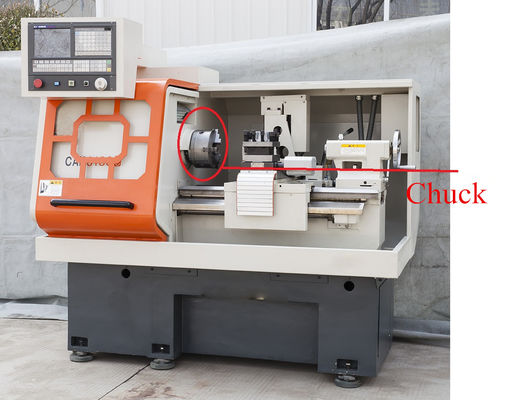 torno do metal do Cnc de 54mm